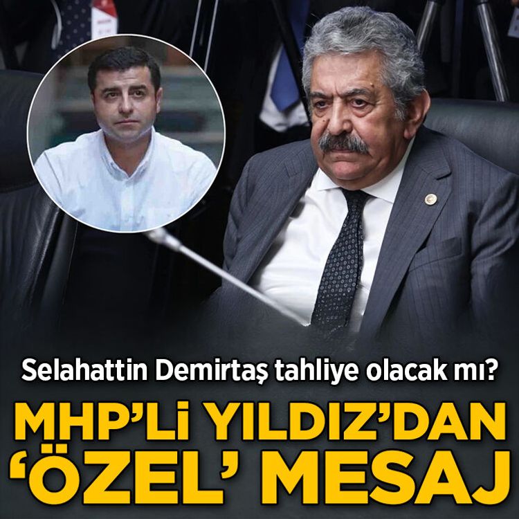 MHP’li Feti Yıldız’dan dikkat çeken Demirtaş notu: Yasa kapsamında