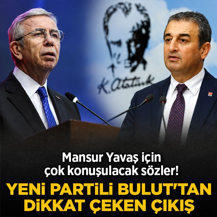 Mansur Yavaş için çok konuşulacak sözler! YENİ Partili Bulut'tan dikkat çeken çıkış