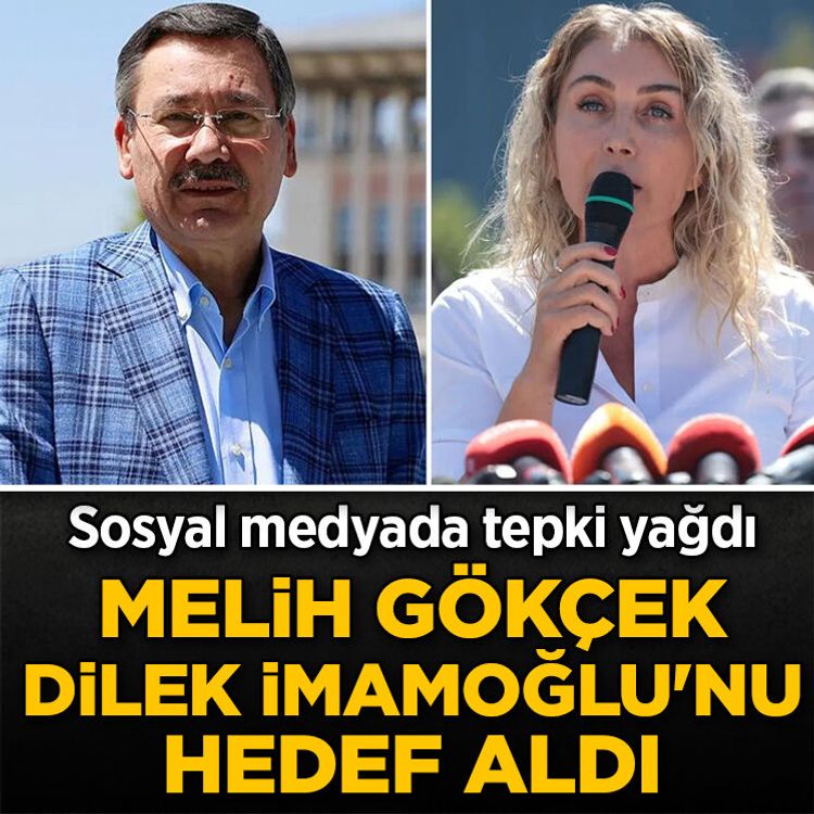 Melih Gökçek, Dilek İmamoğlu'nu hedef aldı: Sosyal medyada tepki yağdı