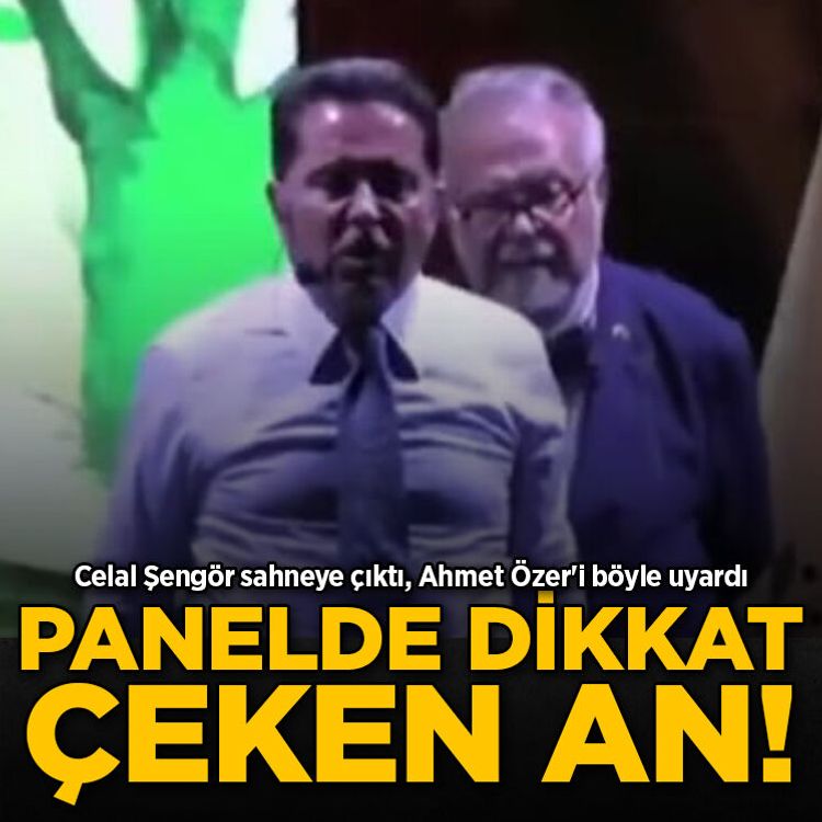 Celal Şengör'den Ahmet Özer'e sahnede “süre” müdahalesi!