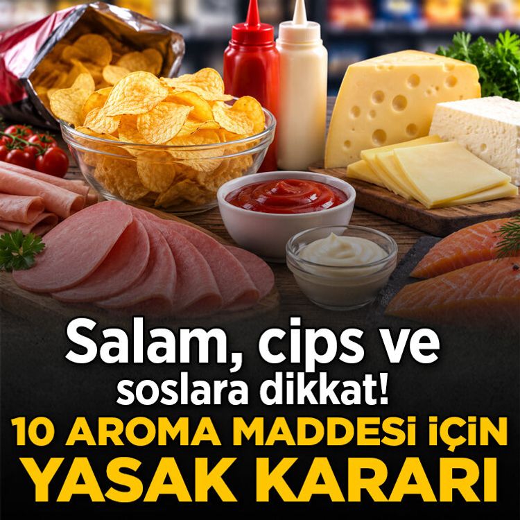 Salam, cips ve soslara dikkat! 10 aroma maddesi için yasak kararı