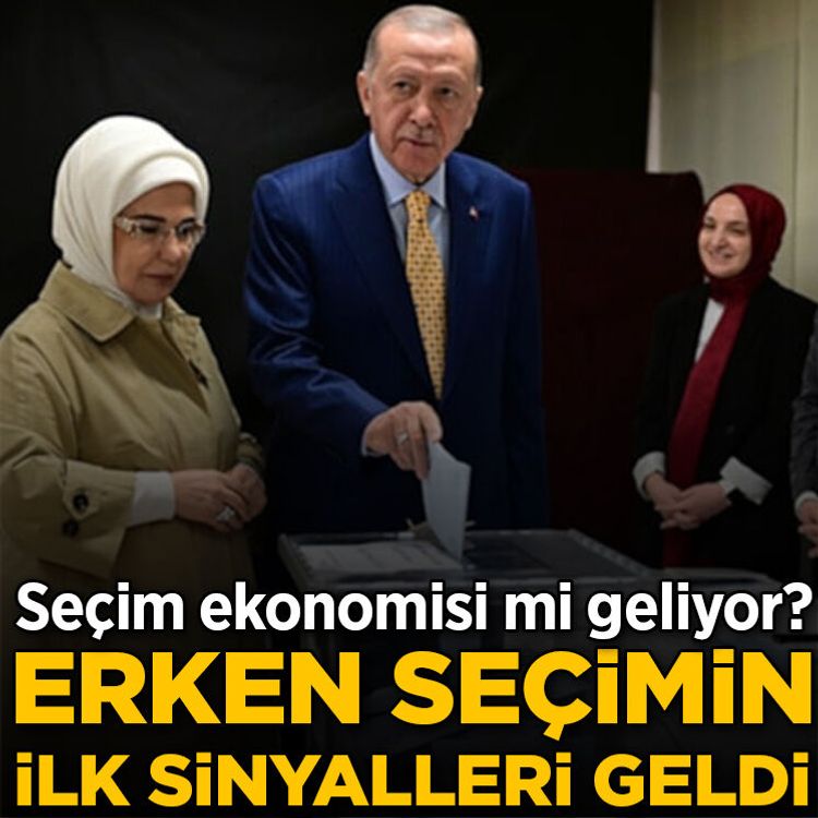 Erken seçimin ilk sinyalleri geldi: Seçim ekonomisi mi geliyor?