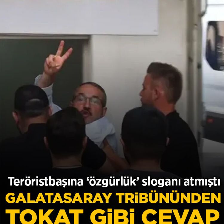 Sebahattin Şirin'e Galatasaray tribününden tokat gibi cevap