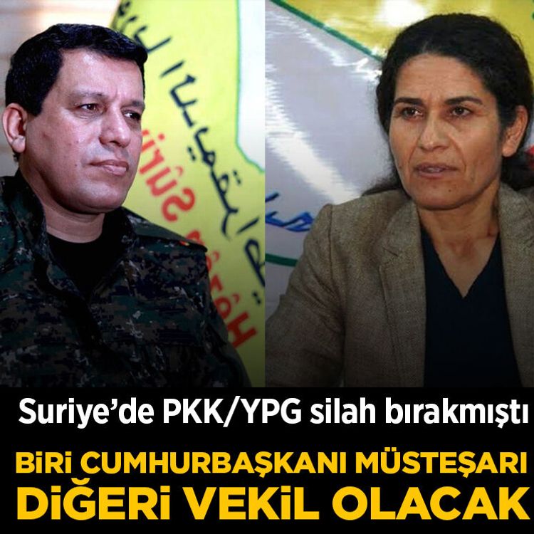 Suriye'de PKK/YPG silah bırakmıştı: Biri Cumhurbaşkanı müsteşarı diğeri vekil olacak
