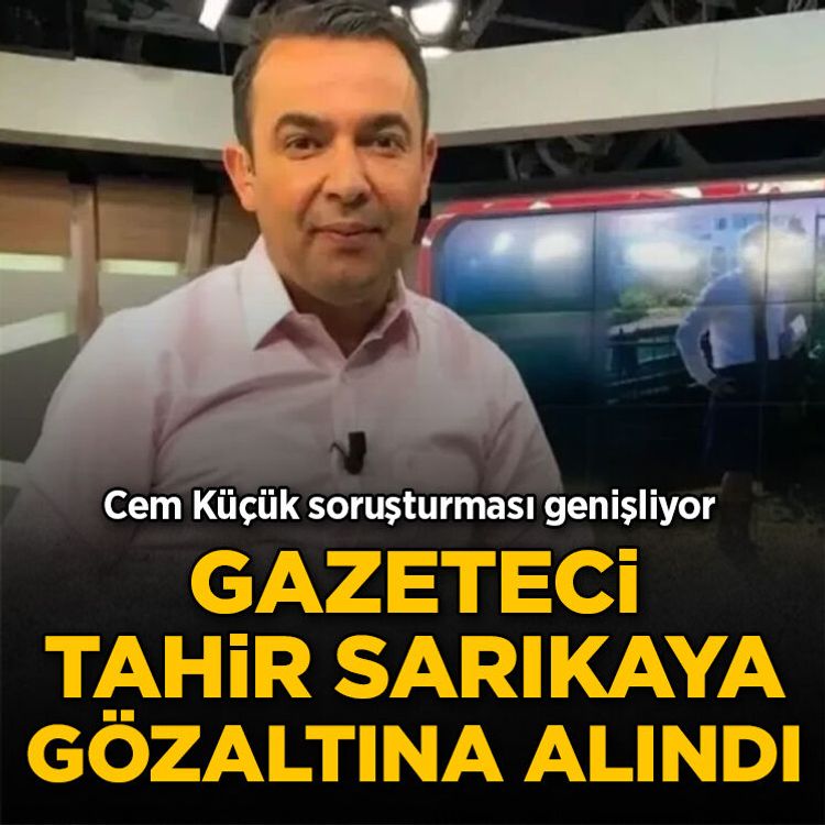 Gazeteci Tahir Sarıkaya gözaltına alındı
