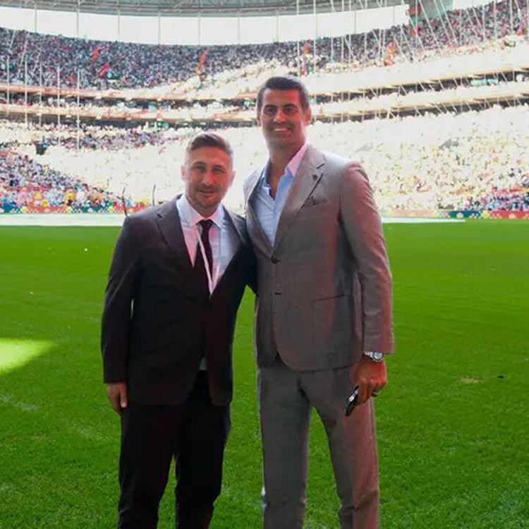 Ezeli rakiplerin iki efsanesi yıllar sonra aynı karede! Sabri Sarıoğlu ile Volkan Demirel buluştu