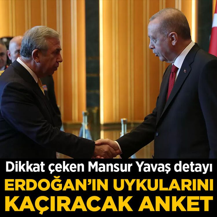 Erdoğan'ın uykularını kaçıracak anket sonucu ortaya çıktı! Dikkat çeken Mansur Yavaş detayı