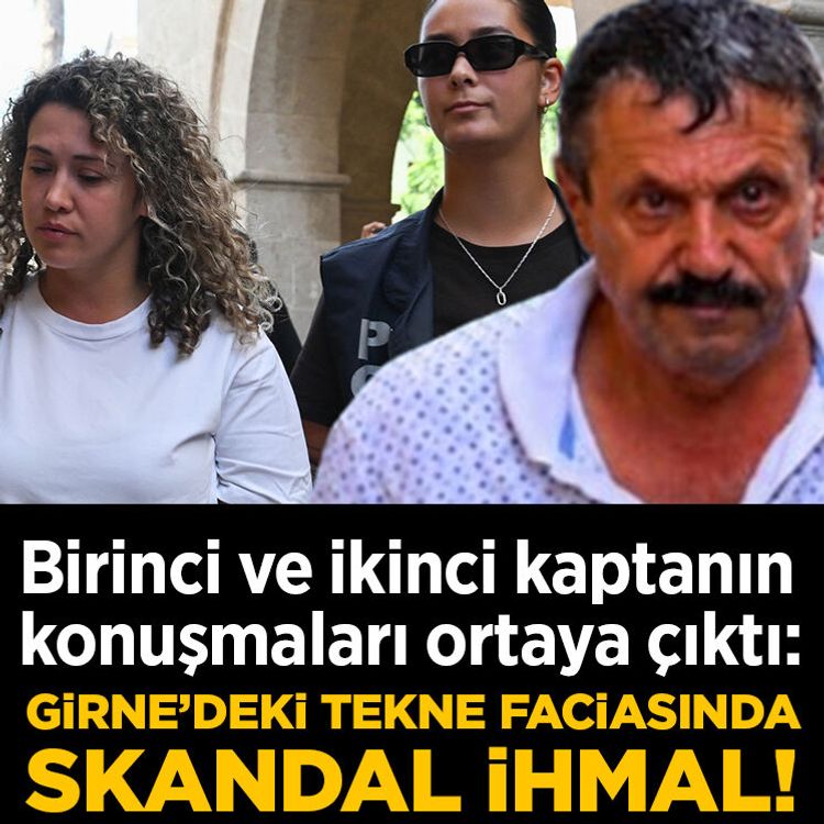 Birinci ve ikinci kaptanın konuşmaları ortaya çıktı: Girne'deki tekne faciasında skandal ihmal!