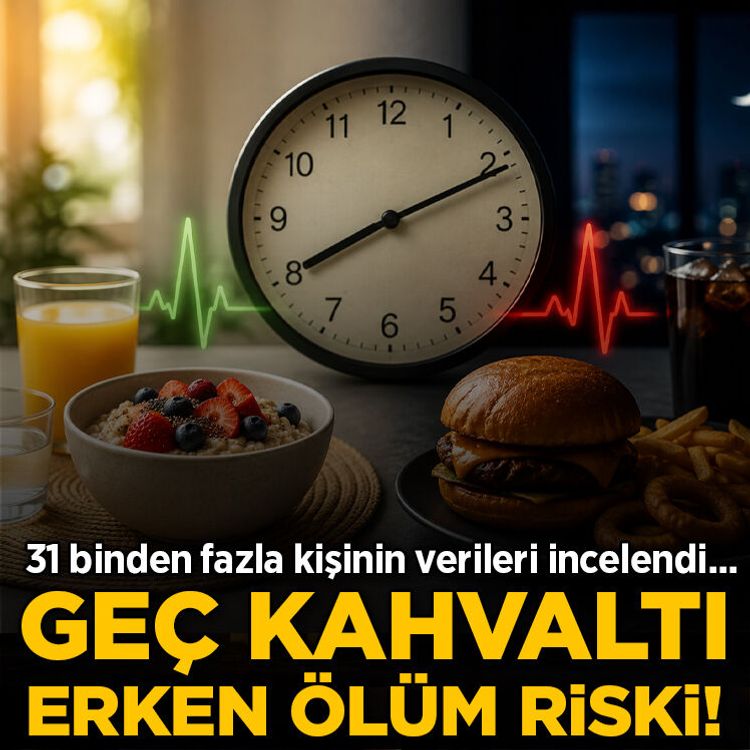 Geç kahvaltı alarmı! Erken ölüm riskine sebep oluyor