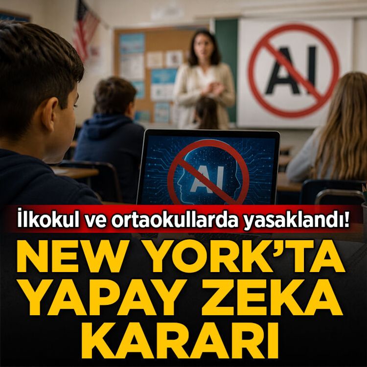 New York’ta yapay zeka kararı: İlkokul ve ortaokullarda yasaklandı!