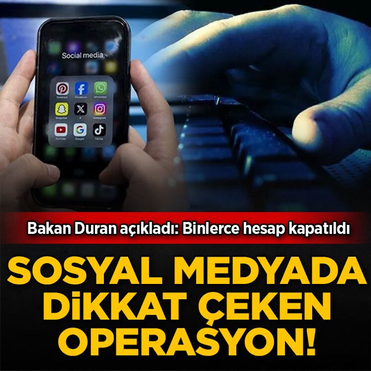 Sosyal medyada büyük operasyon: 2 bin 34 hesap için erişim engeli