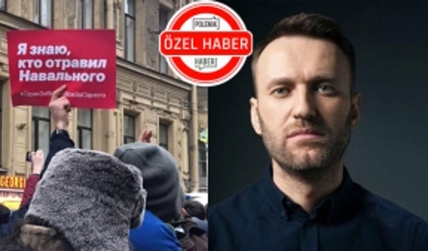 Navalny destekçilerinden Putin'e karşı eylem