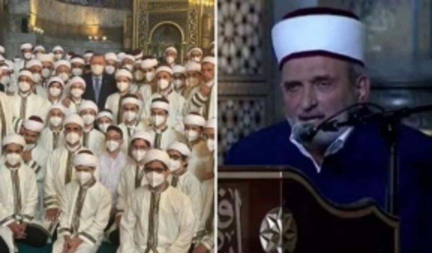 Erdoğan'ın da bulunduğu Ayasofya'daki programda Atatürk'e skandal sözler