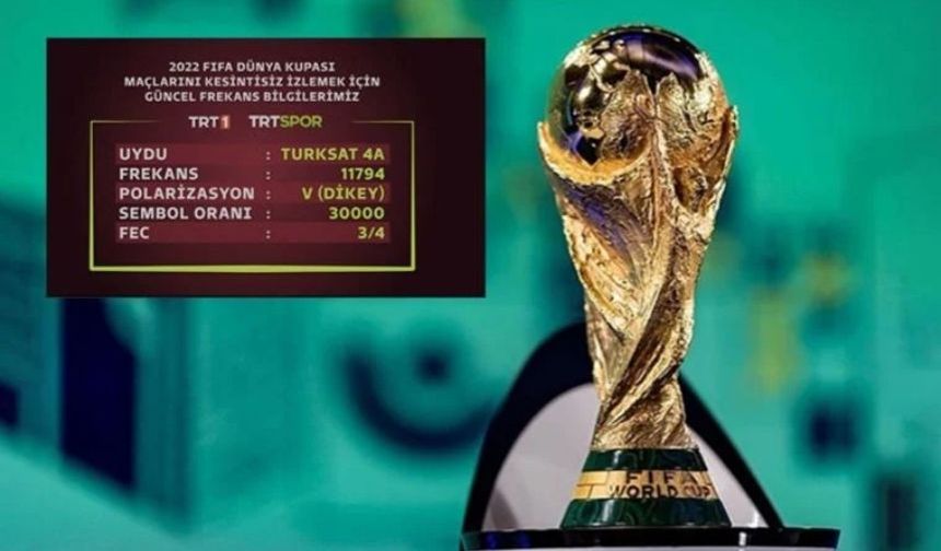 TRT'den Dünya Kupası skandalı: Maç yerine frekans