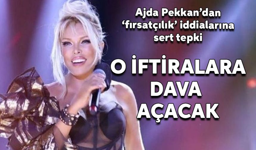 Ajda Pekkan'dan 'deprem fırsatçılığı' iddialarına yanıt