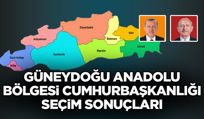 Güneydoğu Anadolu Bölgesi Seçim Sonuçları