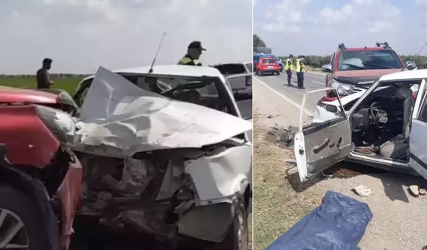 Mersin'de katliam gibi kaza: Karı-koca öldü, 3 kişi yaralandı