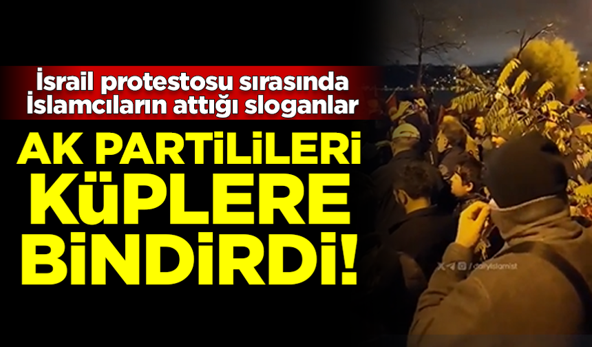 İslamcı derneğin attığı sloganlar, AK Partilileri küplere bindirdi: Eyleminiz batsın
