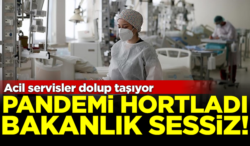 Pandemi yeniden hortladı, Sağlık Bakanlığı'ndan ses yok! Acil servisler dolup taşıyor