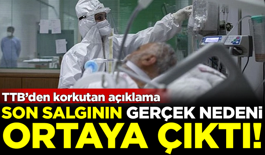 Son salgının gerçek nedeni ortaya çıktı! TTB'den korkutan açıklama