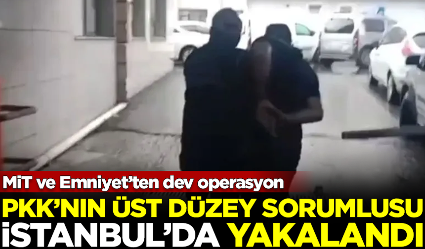 PKK'nın sözde Almanya sorumlusu, İstanbul'da operasyonla yakalandı