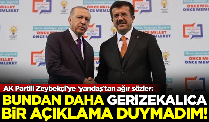 AK Partili Zeybekçi’ye ‘yandaş’tan ağır sözler: Daha gerizekalıca bir açıklama duymadım