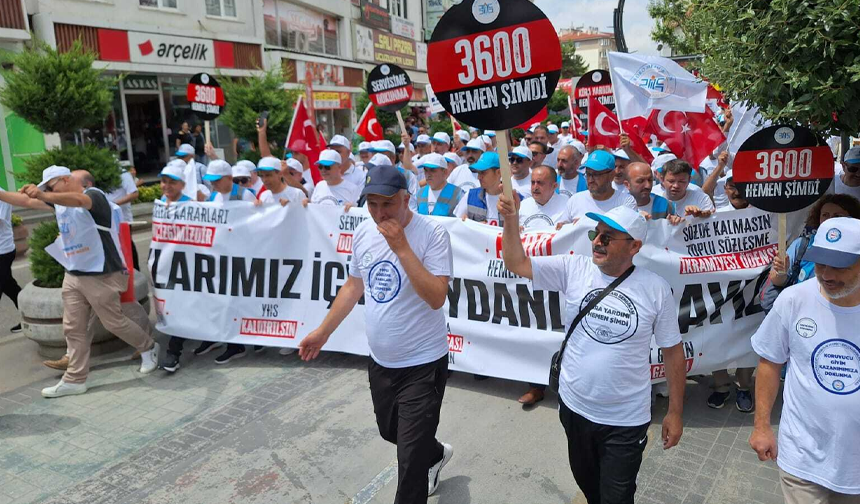 Büro Memur-Sen üyeleri, Bolu'dan Ankara'ya kadar yürüyecek