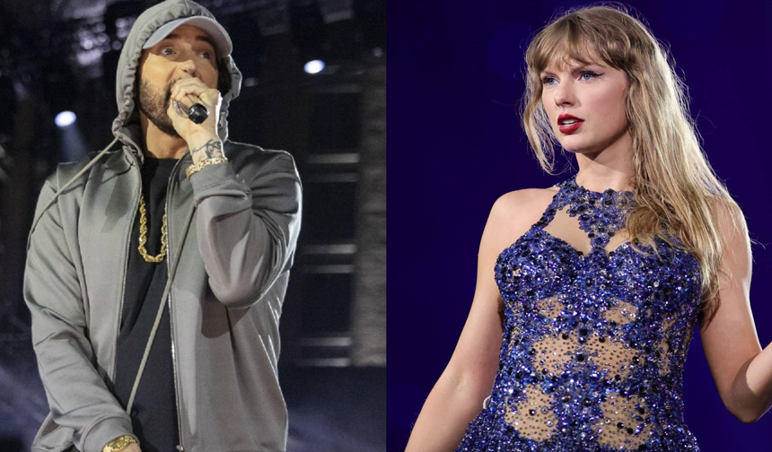 Ünlü rapçi Eminem, Taylor Swift’in saltanatını sona erdirdi