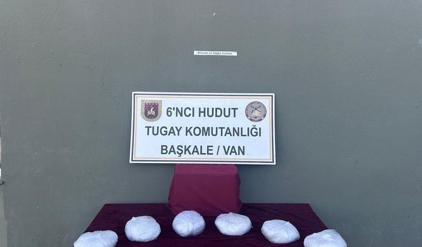 MSB: Van hudut hattında 5.778 gram metamfetamin ele geçirildi