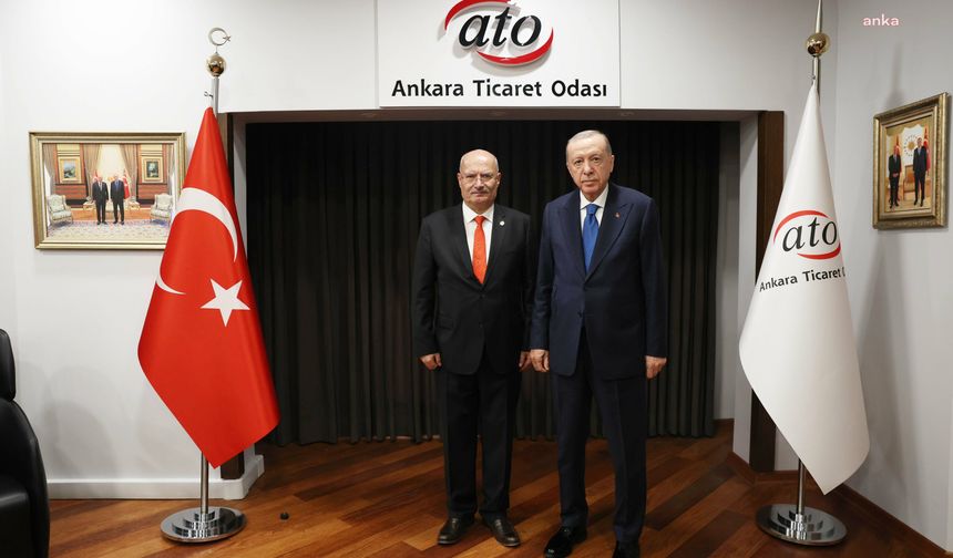 Cumhurbaşkanı Erdoğan, Ankara Ticaret Odasını ziyaret etti