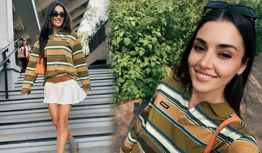 Hande Erçel'in tenis maçında giydiklerinin fiyatı 'pes' dedirtti