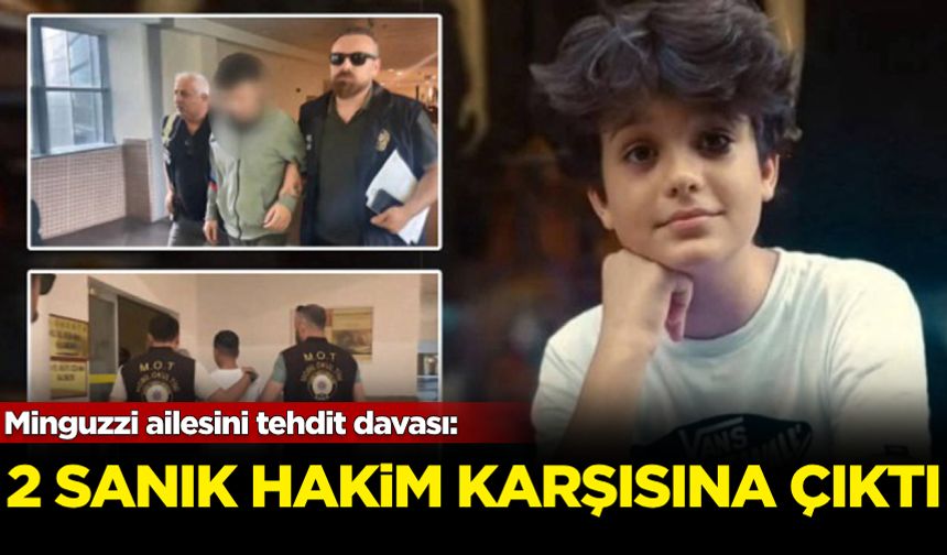 Minguzzi ailesini tehdit davası: 2 sanık hakim karşısına çıktı