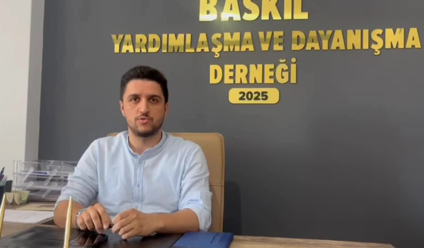 Elazığ Baskil Yardımlaşma ve Dayanışma Derneği Başkanı Ahmet Kürüm: Çiftçinin dayanacak gücü kalmadı