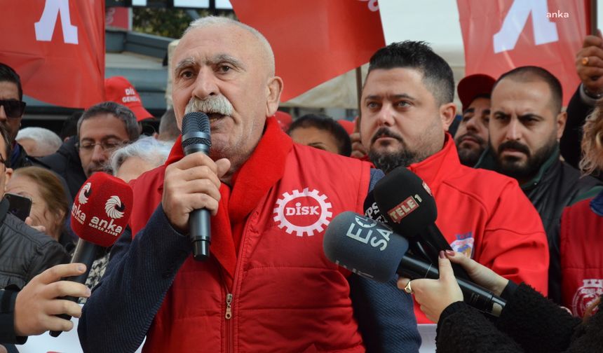 DİSK Ege Bölge Temsilci Memiş Sarı görevinden istifa etti