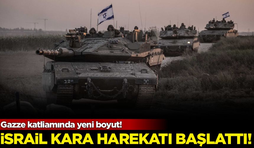 Katilamda yeni boyut: İsrail Gazze'ye kara harekatı başlattı!