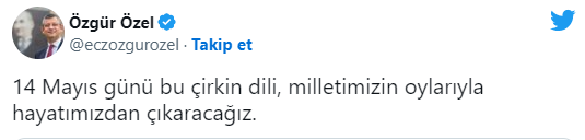 ozgur ozel tweet