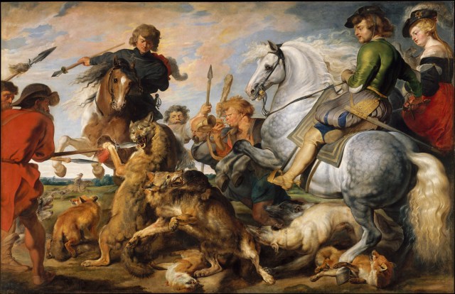 Peter Paul Rubens, Kurt ve Tilki Avı (1617-21); tuval üzerine yağlıboya.