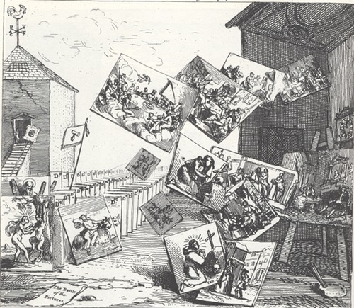 William Hogarth, Resimlerin Savaşı 
