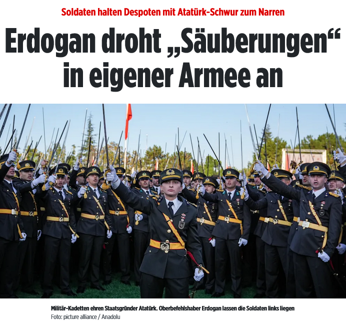 Screenshot 2024 09 13 At 12 00 42 Turkei Machthaber Erdogan Will Sauberungen In Eigener Armee Politik Bild De