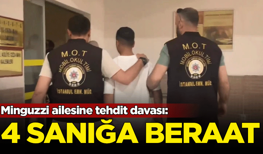 Minguzzi ailesine tehdit davası: 4 çocuk sanığa tahliye