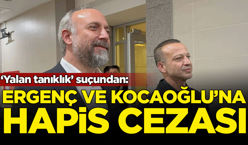 Halit Ergenç ve Rıza Kocaoğlu'na hapis cezası