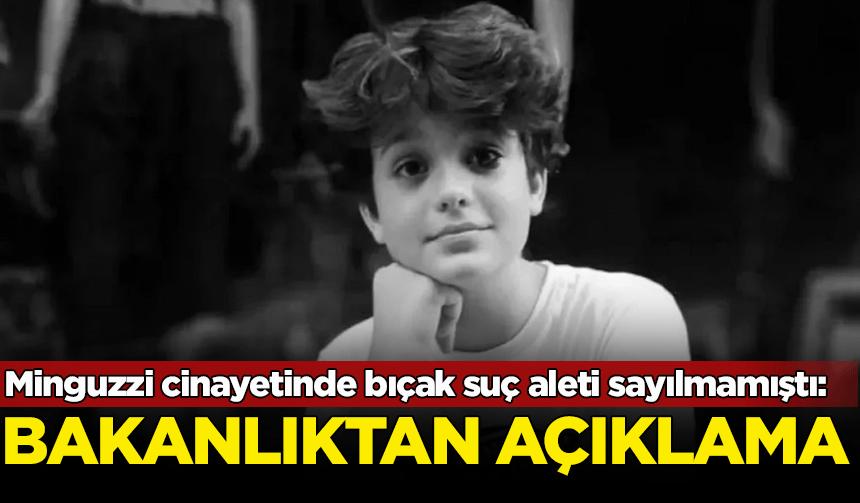 Minguzzi cinayetinde bıçak suç aleti sayılmamıştı: Bakanlıktan Minguzzi açıklaması