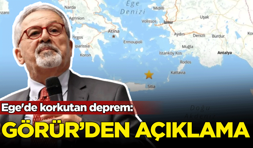 Ege'de korkutan deprem: Naci Görür'den açıklama