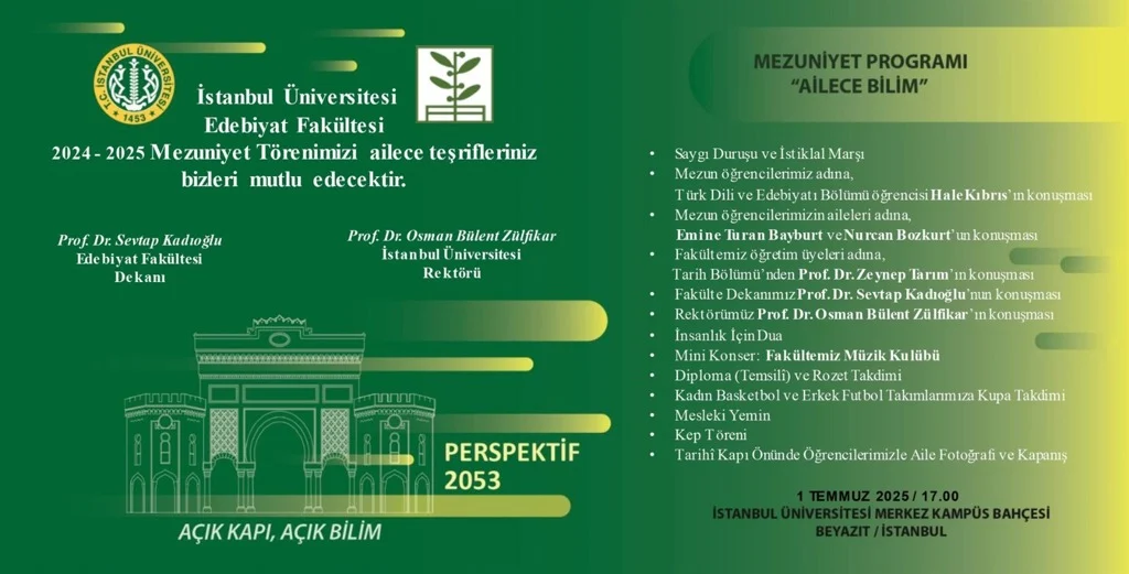 Iu Edebiyat Fakultesi Mezuniyet Torenine Toplu Dua Eklendi (1)