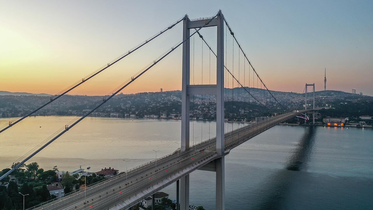 15 Temmuz Kopru Trafik Kapali