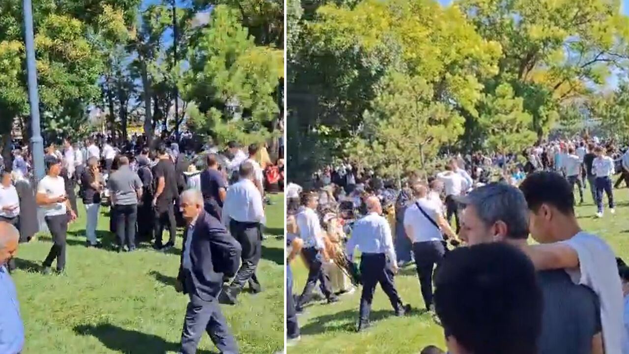 Süleymancılar Ankara Emniyet Müdürlüğü önünde toplanmaya başladı